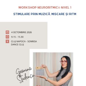Workshop NEURORITMIC® NIVELUL 1 : CLUJ NAPOCA 4 OCTOMBRIE 2026